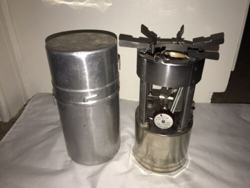 Coleman 530 Pocket Stove A 47 Dated Vintage Camping Stove w/ Funnel Wrench - Picture 1 of 6