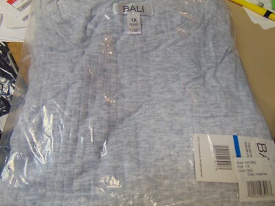 Pajama set Bali sleepwear Super Soft Fleece Bali Medium Gray Ribbed Very soft