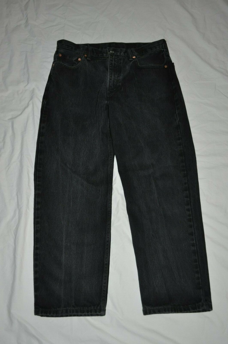LEVI’S 550 ブラック 36/29 Levi's Men's 550 Relaxed Fit Jeans - Black — Dave's New York