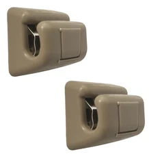 2 pcs Sun Visor Mount Clips Beige for Mercedes W123 W124 W125 W126 W463 Classic