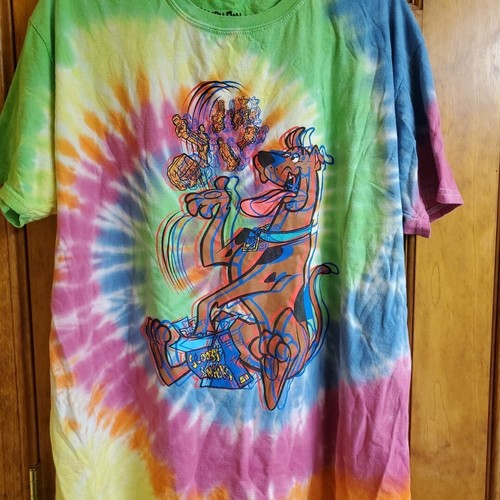 Scooby Doo Scooby Snacks Shirt Herren Medium Batik mehrfarbig T-Shirt Hanna Barbera