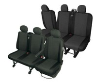 Nissan Primastar bis 2014 6-Sitze Sitzbezüge Sitzschoner klappbare Dreierbank