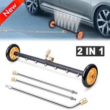 24" Pressure Washer Water Broom Undercarriage Cleaner Driveway Surface Cleaner