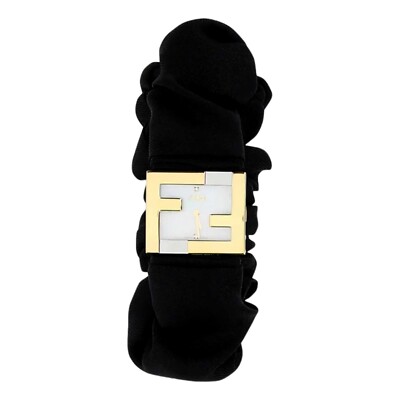 アナログ腕時計 Fendi Stainless steel and black nylon Fendimania Baguette wa Fendi Fendimania Baguette Black Nylon Timepiece Watch | eBay