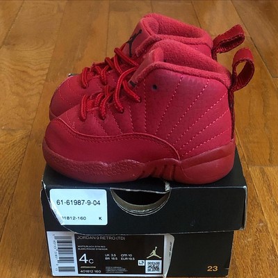 red jordan 12 infant
