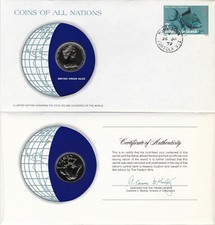 Coins of All Nations British Virgin Islands 1979FM 25 cents KM-4 BUN - US Seller