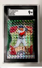 2021 Juan Soto Panini Mosaic Green Prizm PRODUCERS P6 SGC 9