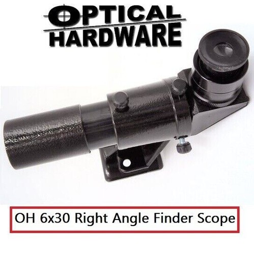OH 6x30 Cannocchiale da puntamento cercatore angolo retto per telescopi con supporto universale del Regno Unito - Foto 2 di 3