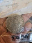 1901-O XF Morgan Silver Dollar, in clear APMEX bag