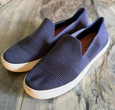Rothy's Size 7 Women's Slip-On Sneakers Blue Comfortable  Cute
