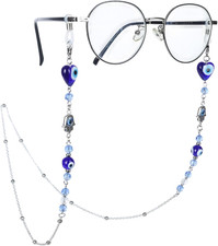 Eyeglasses Chain for Women, Adjustable Eyeglasses Holders around Neck Glasses La