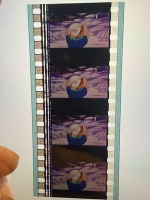 Pokémon-35mm Film Cell Strip-Ash Holding Pokeballs -4 Cells