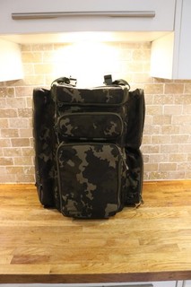ZAINO KORDA COMPAC DARK KAMO 60 L PREZZO AL PUBBLICO £ 105 SET CARPA BORSA BORSA BORSA PORTAPACCHI