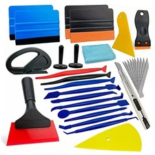  Vehicle Wrap Kit for Vinyl Wrap PPF Window Film Tint, Vinyl Application Set A