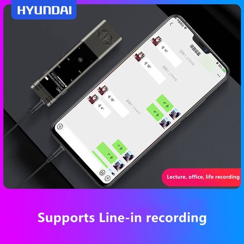 HYUNDAI R80 Voice-Activated Digital stereo Recorder Variable Speed Dictaphone - Picture 4 of 7