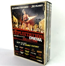 Exploitation Cinema Collection OOP 20 Films 10 Double Features Grindhouse Tested