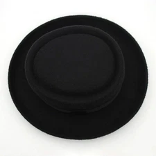 Black Pork Pie Hat