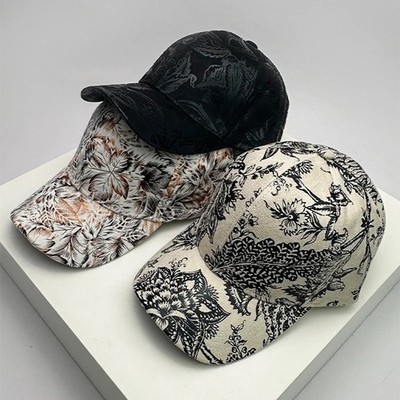 Men Women Baseball Hats Printing Leaf Fashion Cap Outdoor Travel Sport Beach Hat