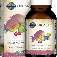 Garden of Life Multivitamin Women 40+ | Organic Vegan Vitamins 120 Tablets