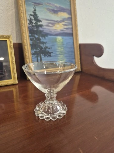 Vintage Anchor Hocking Berwick Boopie Clear Glass Sherbet glasses  8 available