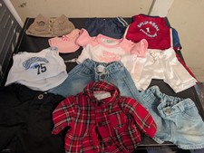 Build-A-Bear 11 pc. Mixed Clothes Lot. Tops Bottoms Jersey  More.