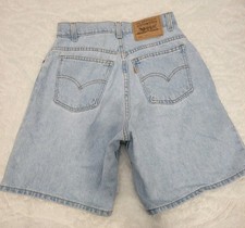 Vintage Levi's Orange Tab Mom Shorts Relaxed Fit Size 8 USA Light Wash
