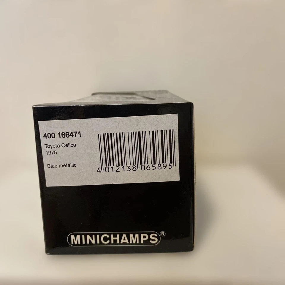Minichamps 1/43 Toyota Celica 1975 Light Blue Metallic Limited 1of2304 Mini Car - Immagine 2 di 4