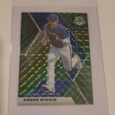 2021 Panini Mosaic Prizm Cavan Biggio #191 Toronto Blue Jays Baseball Card
