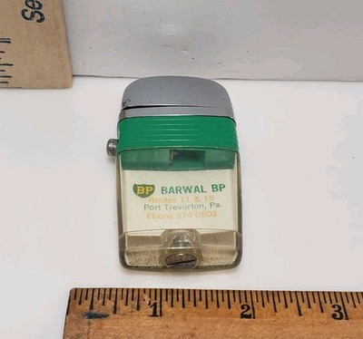 BP Scripto VU-Lighter Gas & Oil Scripto Lighter Vintage Port Trevorton PA USA