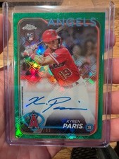 2024 Topps Logofractor Kyren Paris RC Green ON CARD AUTO /99 - Angles - #RCA-KP