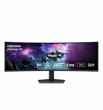 SAMSUNG 49” Odyssey G9 Series DQHD 1000R Curved Gaming Monitor, 1ms(GtG),