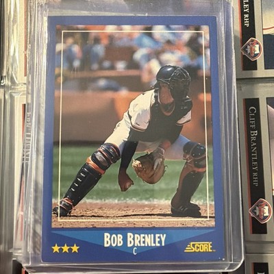 1988 Score BOB BRENLEY Giants Name Spelling Error Card #134 FREE SHIPPING