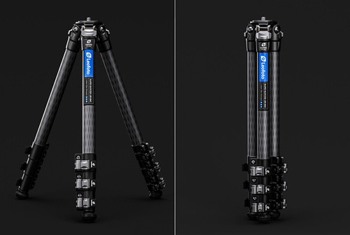 Leofoto LSR-284C Tripod Light Weight Carbon Fiber Flip Lock for Camera - Picture 4 of 13