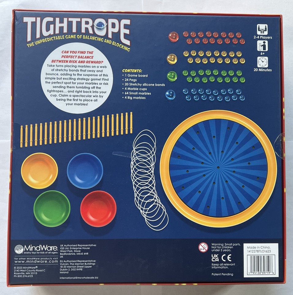 Tightrope Board Game Unpredictable Game Of Balancing & Blocking 2023 ...