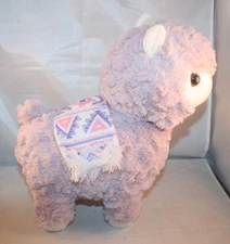 Kellytoy Llama Alpaca Pink Lavender 10" Plush Stuffed Animal - Pre-Owned