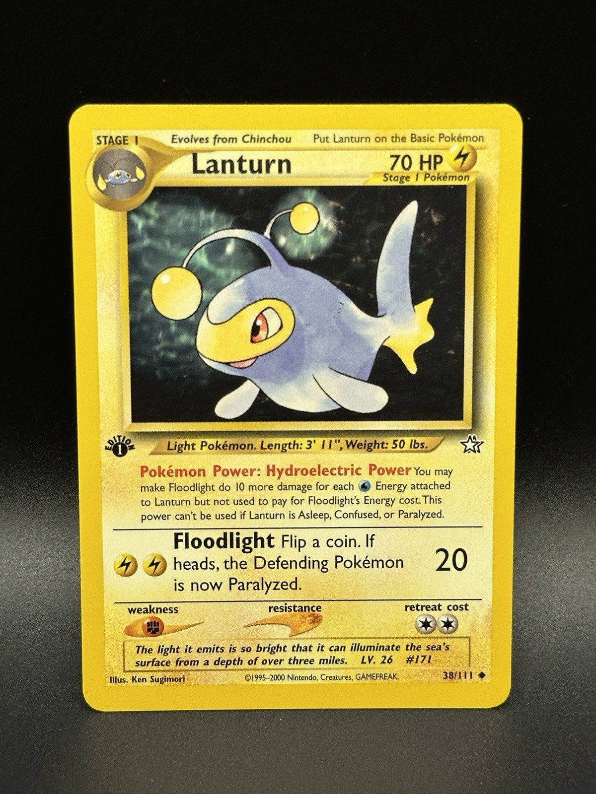 Lanturn 38/111 Neo Genesis 1st Edition NM - 0103