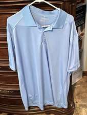Mens Blue 2XL Nike Golf Dri-Fit Short Sleeve Performance Polo Shirt
