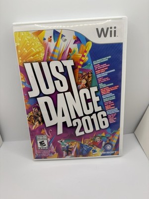 Just Dance 2016 Nintendo Wii Dance Rhythm Party Game Complete CIB Kids Family