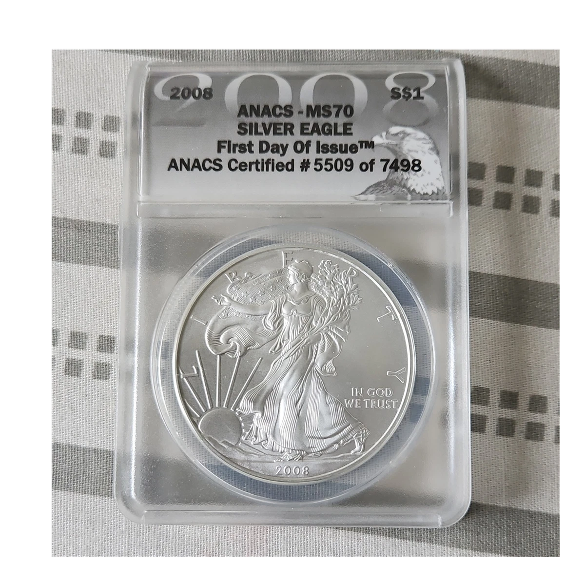 2008 American Eagle MS 70 Graded Silver Bullion Coins for sale | eBay