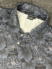 Sunday Swagger Polo Shirt Men s 3XL AOP Floral Golf Performance Hawaiian .