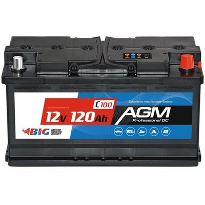 0% BIG Professional AGM 12V 120Ah C100