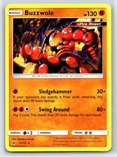 Buzzwole 77/131 Rare Forbidden Light Pokemon Near Mint