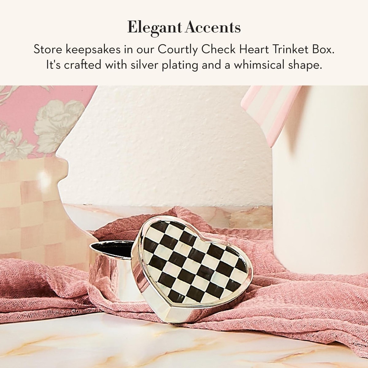 MACKENZIE-CHILDS Silver-Plated, Small Storage Box for Jewelry