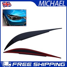 Eyebrows Headlight Eyelid Cover GLOSS BLACK BMW 4 Series F32 F33 F36 2014-2020