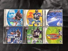 Sega Dreamcast Sports Game Bundle NFL NBA 2K & 2K1
