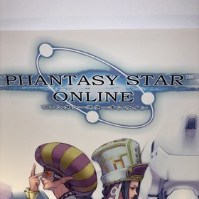 PHANTASY STAR ONLINE THICK STOCK LARGE POSTER LIMITED RUN GAMES SEGA DREAMCAST
