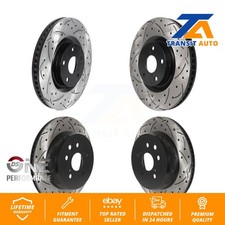 Front Rear Drilled Slot Brake Rotors Kit For Lexus IS300 IS350 GS350 RC350 RC300