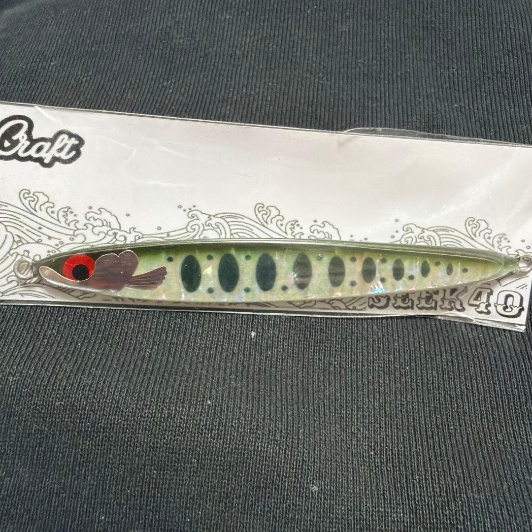 Hayashi Craft SEEK40 Metal Jig Lure, Green Shell Model, Unused, Fishing - Image 2