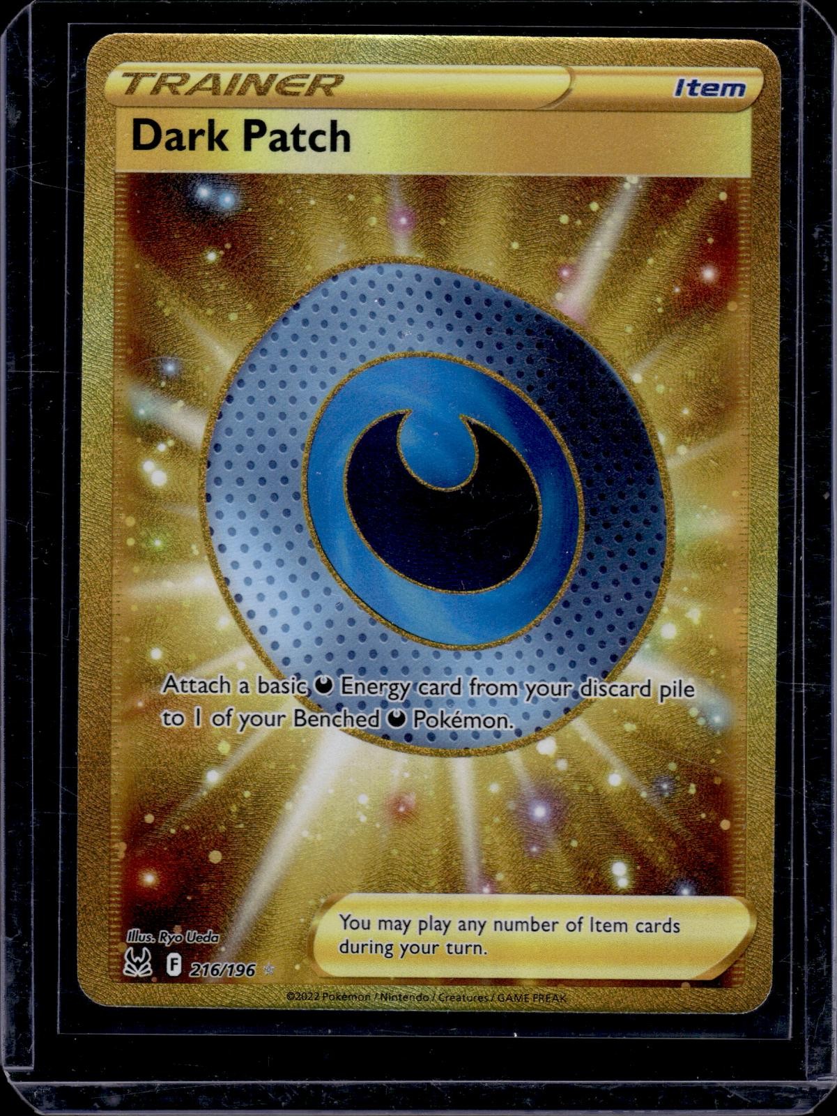 Dark Patch 216/196 Secret Rare Lost Origin Pokemon Holo Near Mint