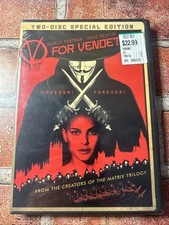 V For Vendetta DVD, 2006, 2-Disc Set New